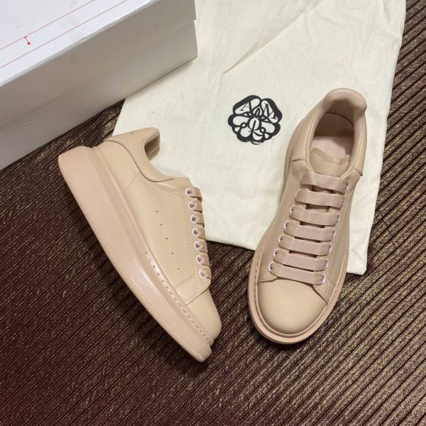 alexander mcqueen ayakkabi sneakers ayakkabi camel nude hakiki deri
