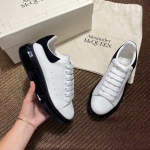 alexander mcqueen ayakkabi sneakers beyaz siyah seffaf taban