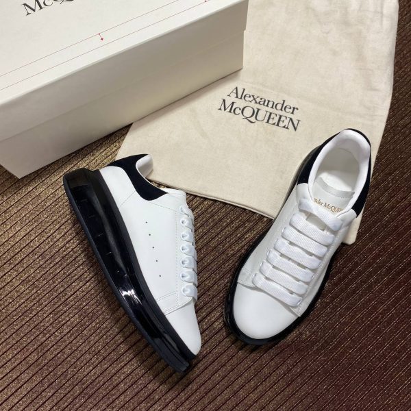alexander mcqueen ayakkabi sneakers beyaz siyah seffaf taban