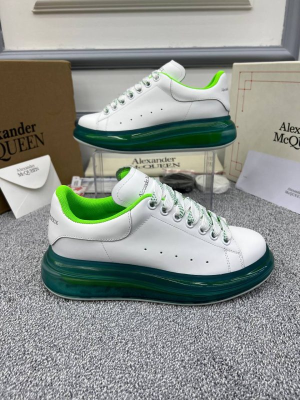 alexander mcqueen ayakkabi sneakers erkek beyaz yesil seffaf taban