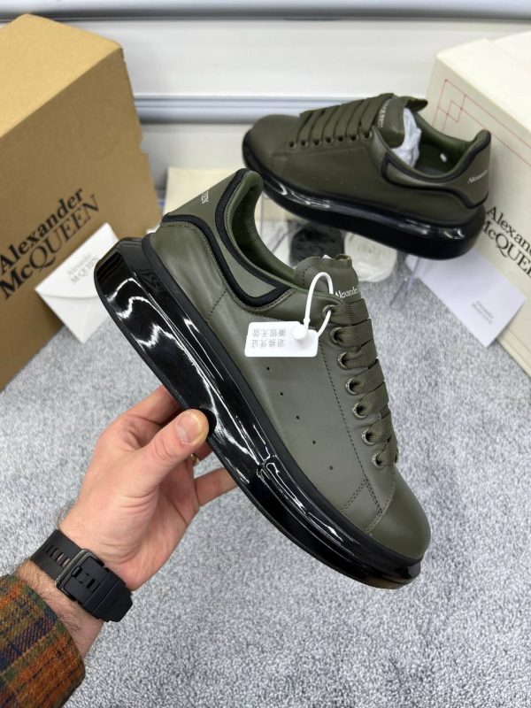alexander mcqueen ayakkabi sneakers erkek haki yesil seffaf taban
