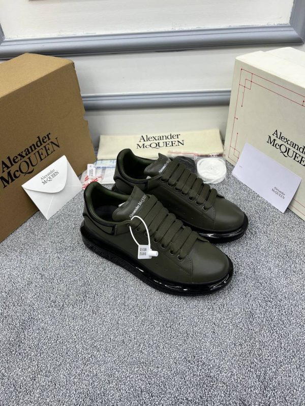 alexander mcqueen ayakkabi sneakers erkek haki yesil seffaf taban
