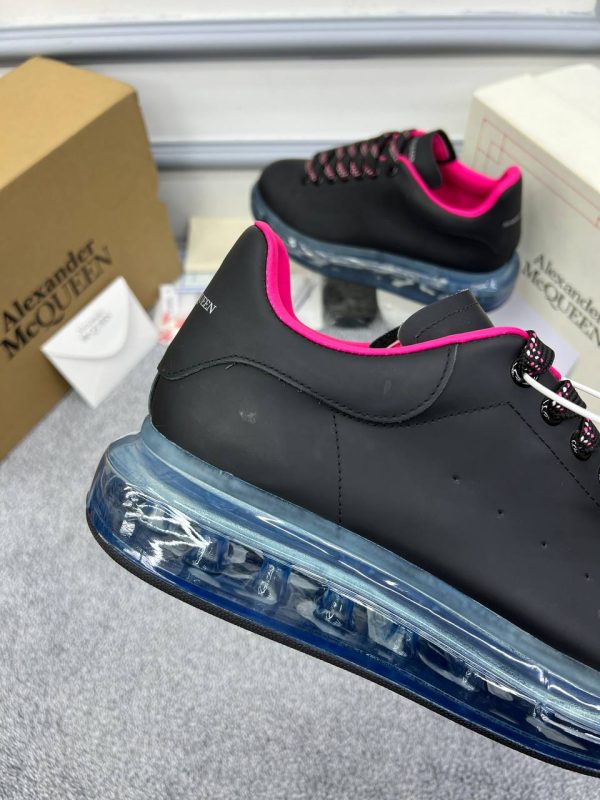 alexander mcqueen ayakkabi sneakers erkek siyah pembe mavi seffaf taban