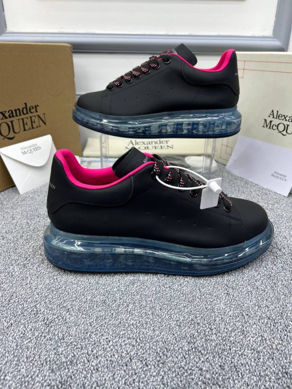 alexander mcqueen ayakkabi sneakers erkek siyah pembe mavi seffaf taban