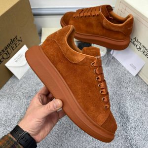 alexander mcqueen ayakkabi sneakers erkek taba suet