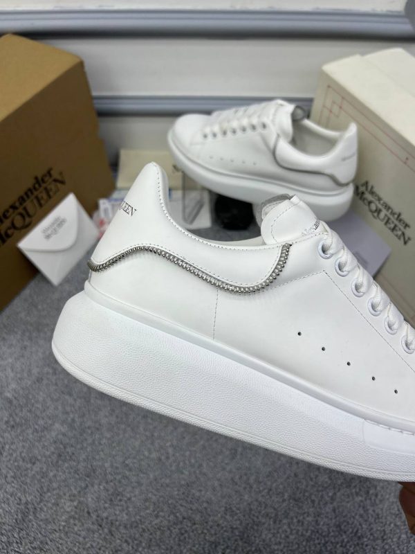 alexander mcqueen ayakkabi sneakers kadin beyaz arkasi fermuar detayli
