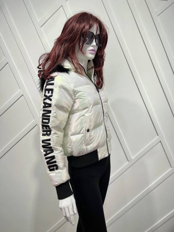 alexander wang mont siyah beyaz tuylu ithal