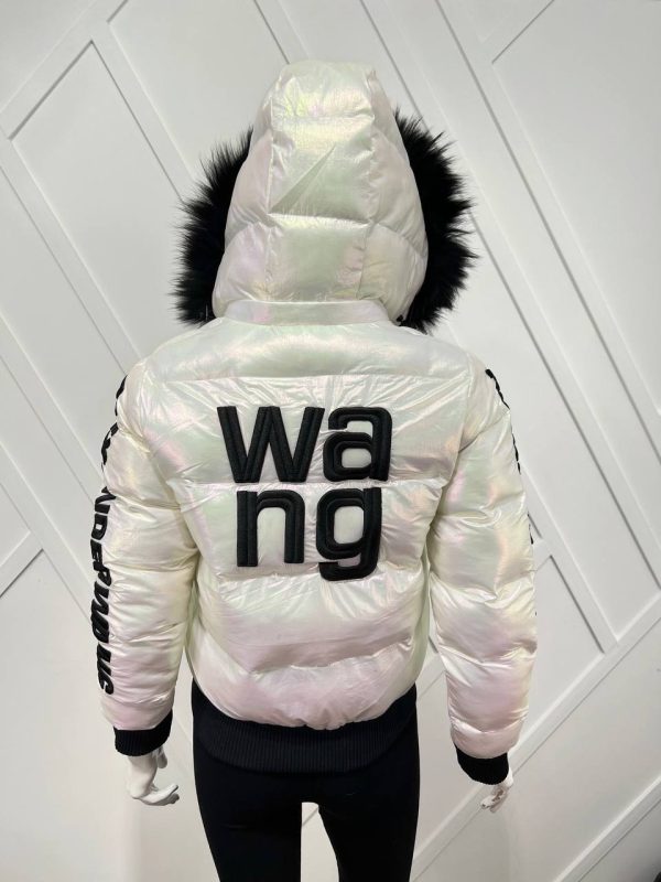 alexander wang mont siyah beyaz tuylu ithal