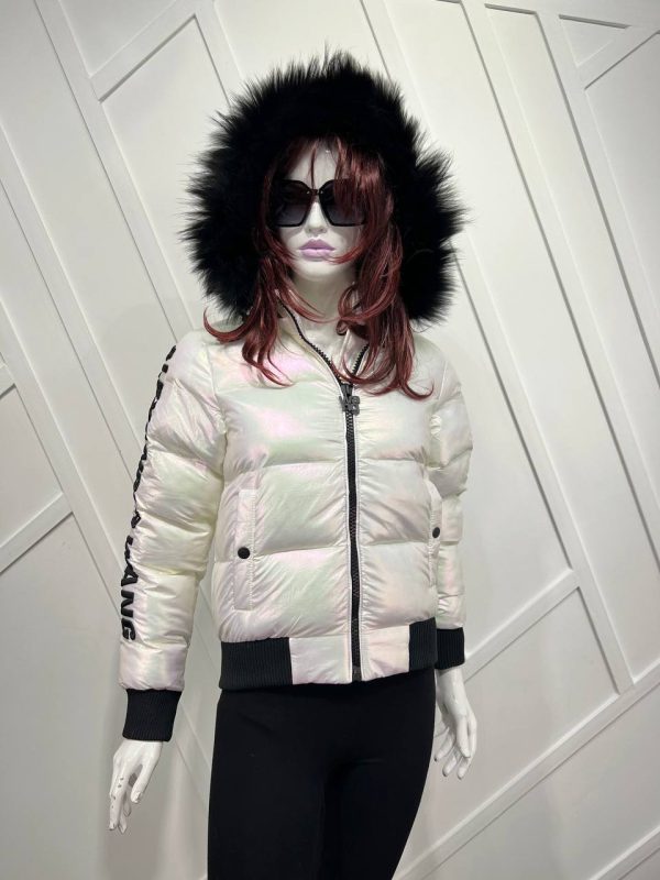 alexander wang mont siyah beyaz tuylu ithal
