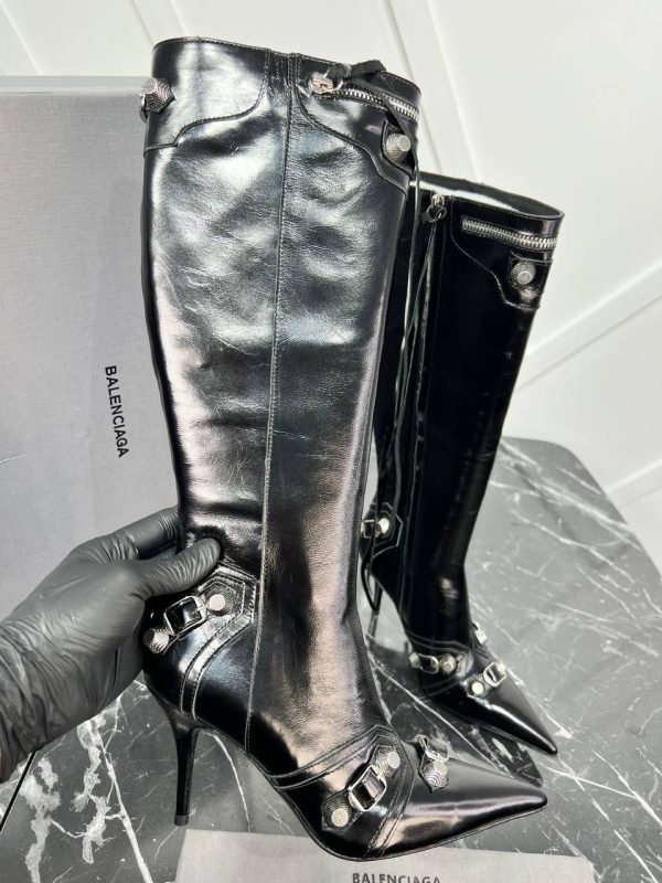 balenciaga ayakkabi cizme cagole boots 10 cm