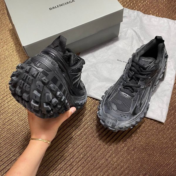 balenciaga ayakkabi defenders trainers siyah