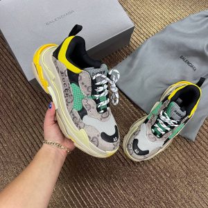 balenciaga ayakkabi gucci triple s yesil classic logo vip