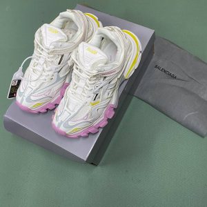 balenciaga ayakkabi kadin sneakers beyaz pembe sari