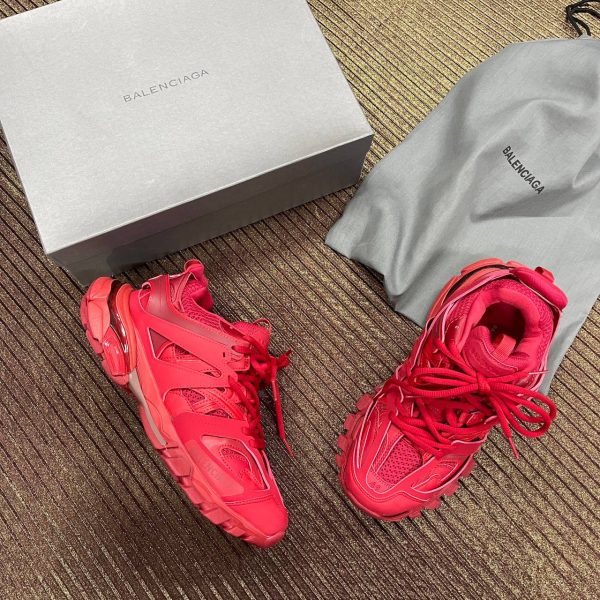 balenciaga ayakkabi kirmizi sneakers track