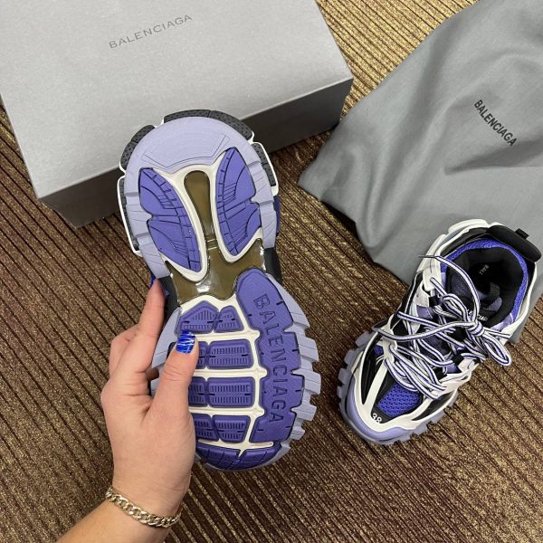 balenciaga ayakkabi mor sneakers track