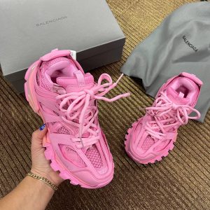 balenciaga ayakkabi pembe sneakers track