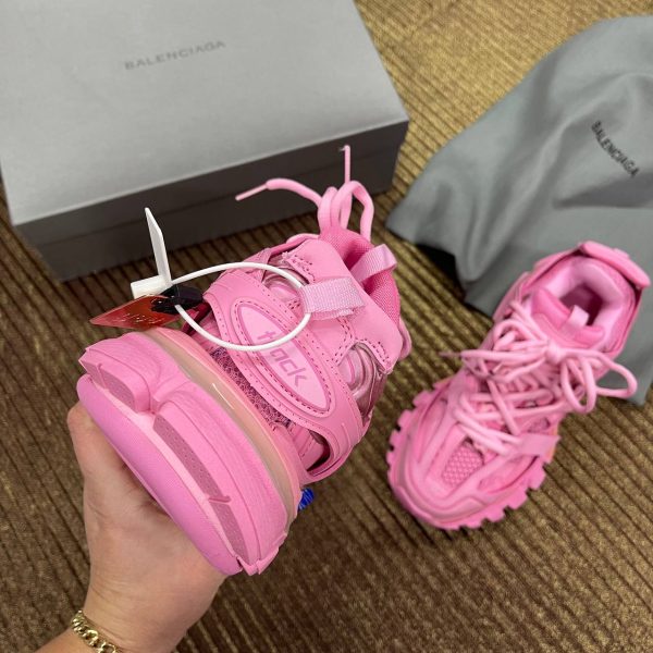 balenciaga ayakkabi pembe sneakers track