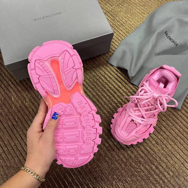 balenciaga ayakkabi pembe sneakers track