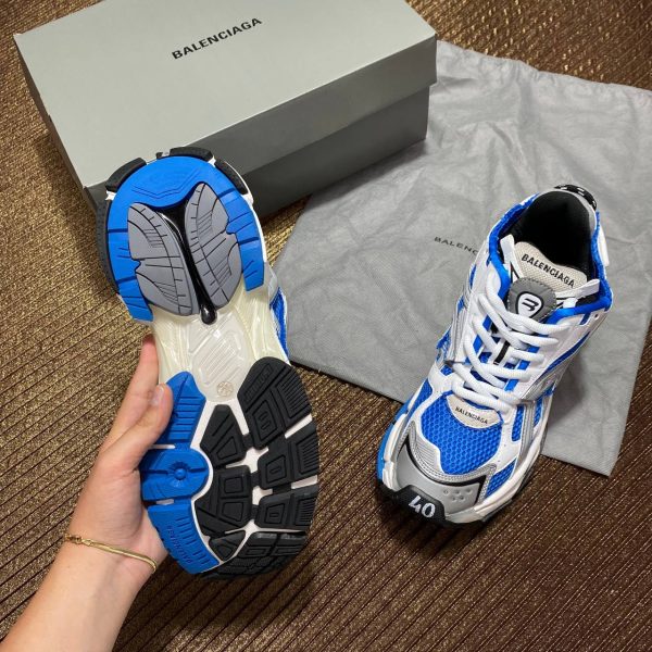 balenciaga ayakkabi runner sneakers lacivert beyaz gri