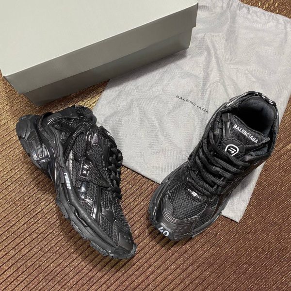 balenciaga ayakkabi runner sneakers siyah yeni sezon
