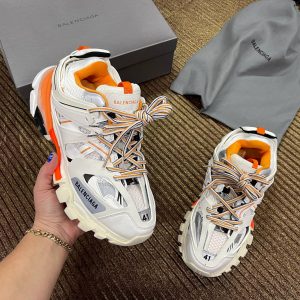 balenciaga ayakkabi sneakers track beyaz turuncu
