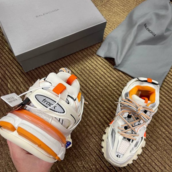 balenciaga ayakkabi sneakers track beyaz turuncu