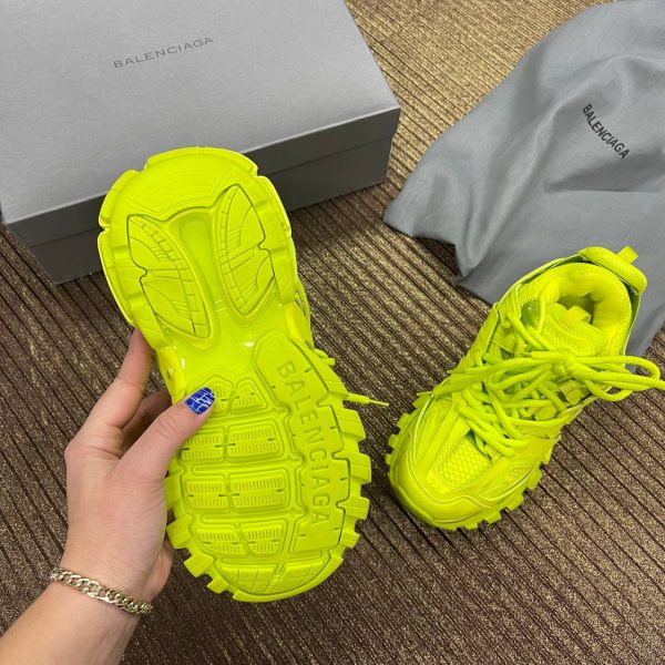 balenciaga ayakkabi sneakers track neon yesil