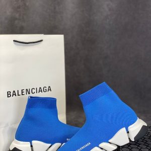 balenciaga ayakkabi socks shoes speed corap mavi