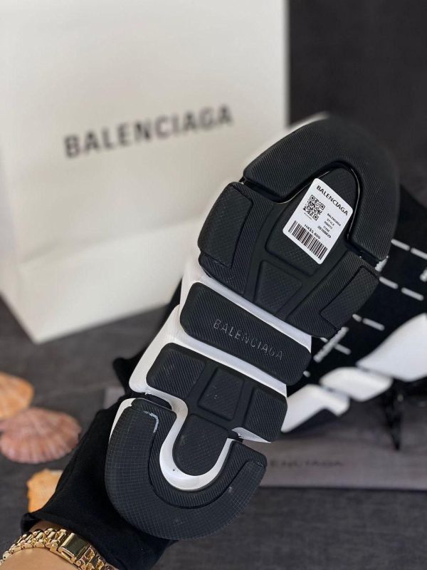 balenciaga ayakkabi speed socks shoes siyah beyaz corap