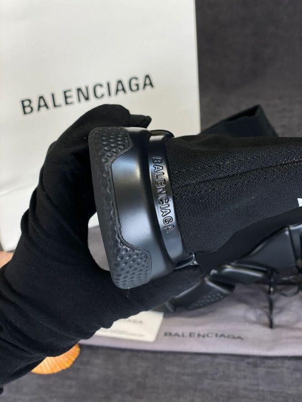 balenciaga ayakkabi speed socks shoes siyah corap