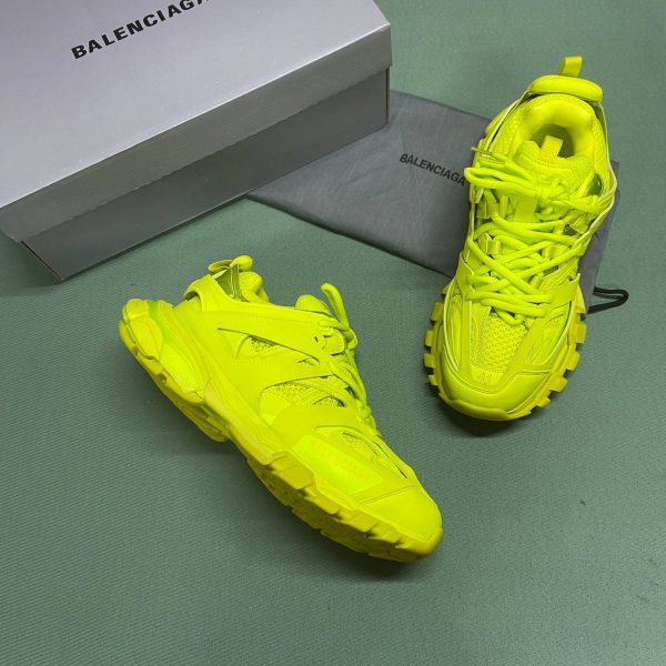 balenciaga ayakkabi track erkek sneakers yesil neon