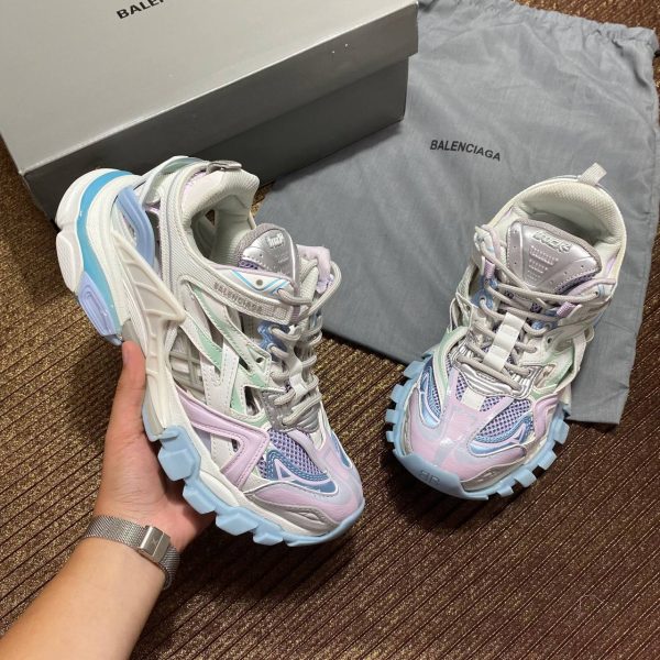 balenciaga ayakkabi track2 sneakers beyaz pembe yeni sezon