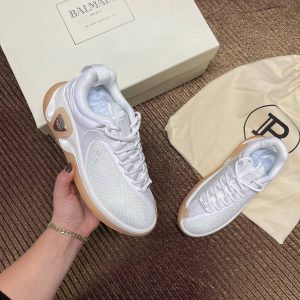 balmain ayakkabi sneaker runner b beyaz