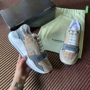 burberry ayakkabi sneaker classic bej gri