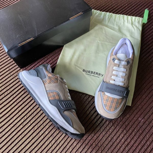 burberry ayakkabi sneaker classic bej gri