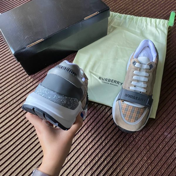 burberry ayakkabi sneaker classic bej gri