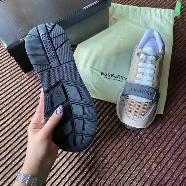 burberry ayakkabi sneaker classic bej gri