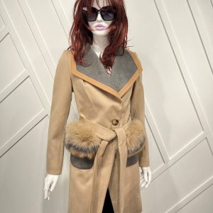 burberry kaban bej kase palto classic camel tuylu