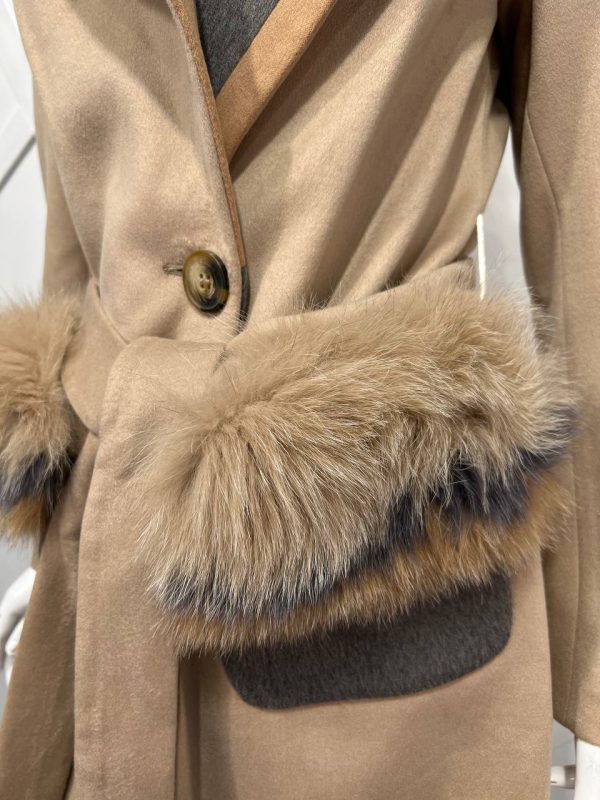 burberry kaban bej kase palto classic camel tuylu