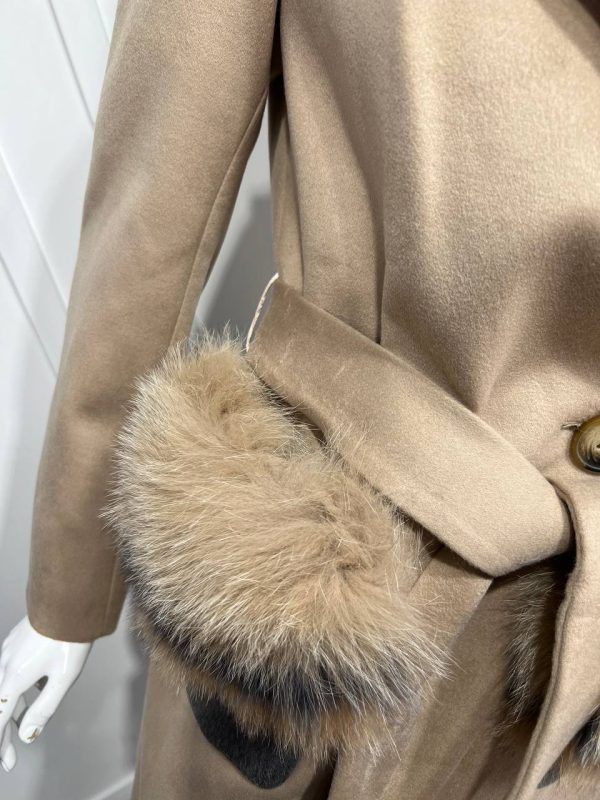 burberry kaban bej kase palto classic camel tuylu