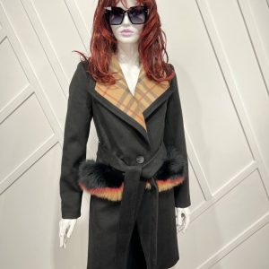 burberry kaban siyah kase ppalto