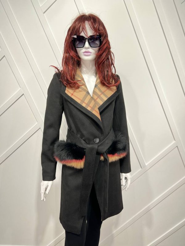 burberry kaban siyah kase ppalto