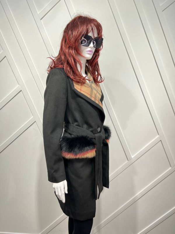 burberry kaban siyah kase ppalto