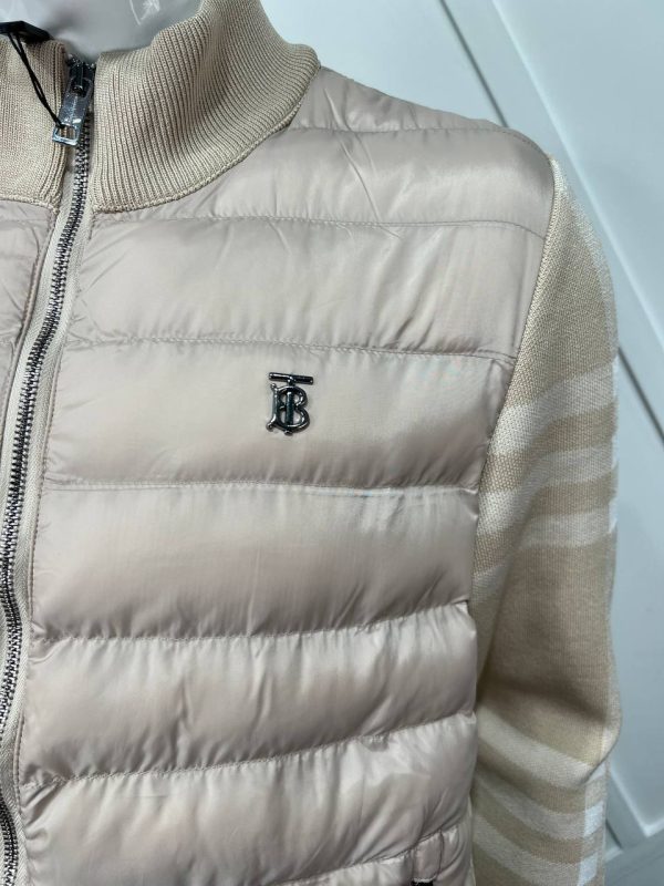 burberry mont bej ekose triko detay