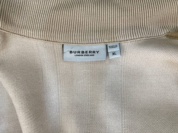 burberry mont bej ekose triko detay