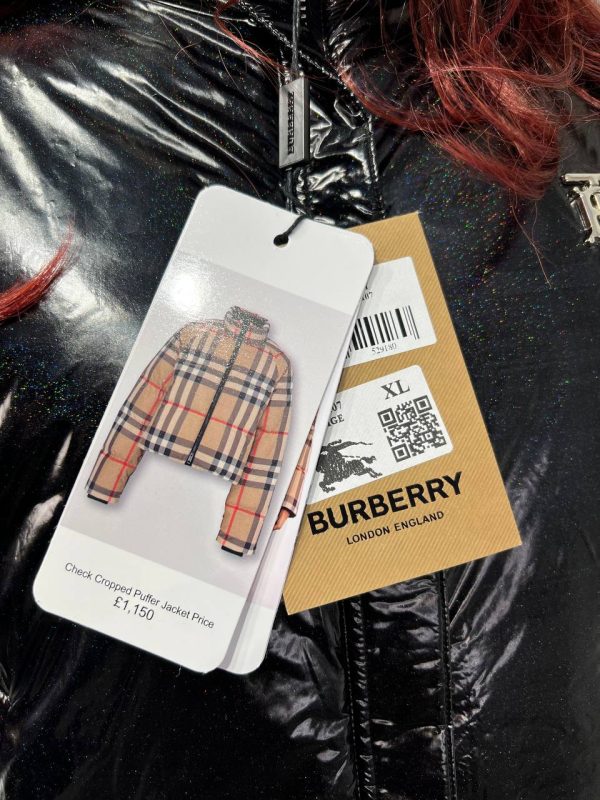 burberry mont cift tarafli ekose ve duz parlak siyah