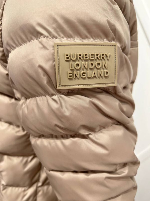 burberry mont erkek classic bej yakasi logo