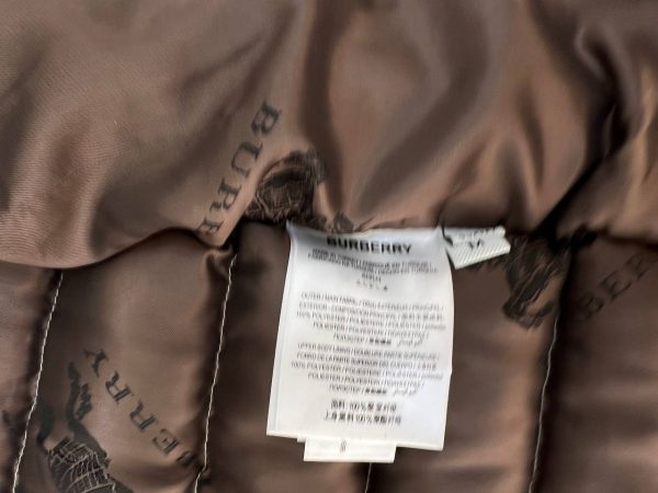 burberry mont erkek classic bej yakasi logo