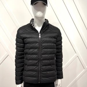burberry mont erkek classic siyah yakasi logo detayli