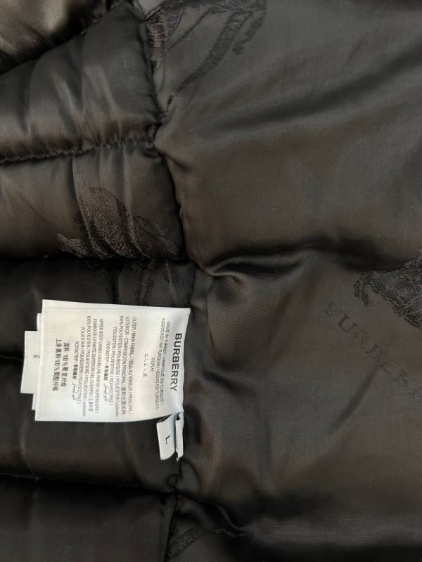 burberry mont erkek classic siyah yakasi logo detayli